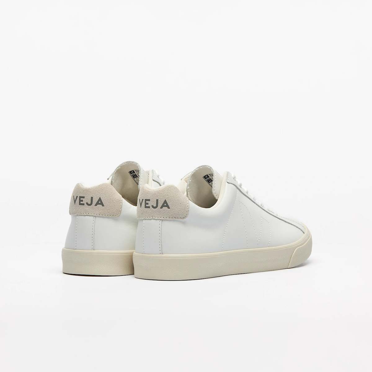 VEJA Esplar Leather Sneakers - Extra White - Image 3 of 4