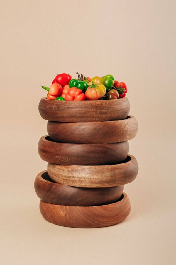 Chechen Wood Design Botanero Bowl