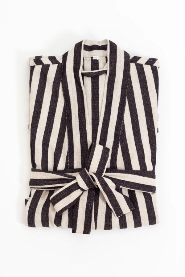 Eastern Woven Turkish Zebra Bath Robe