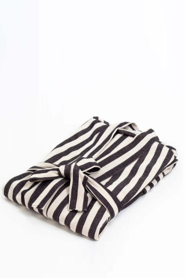 Eastern Woven Turkish Zebra Bath Robe