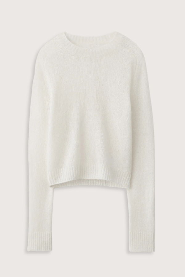 Lisa Yang Solene Cashmere/Silk Sweater - Cream