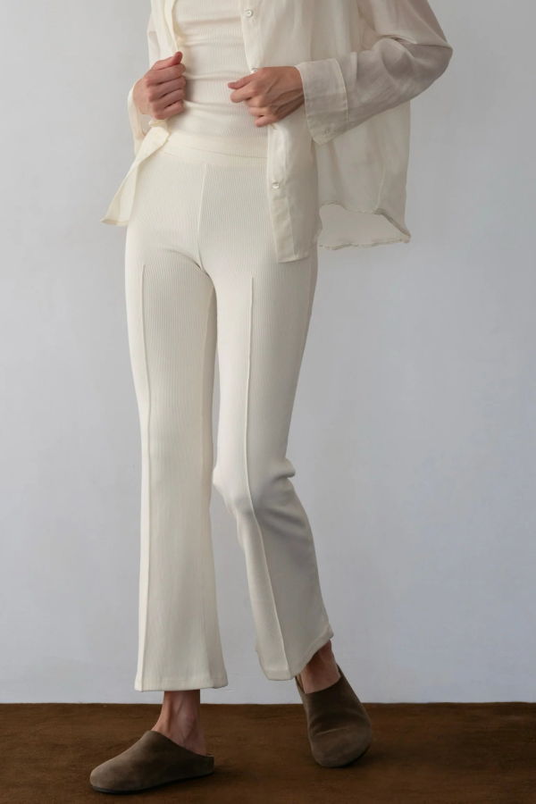 Donni. The Rib Kick Flare Pants