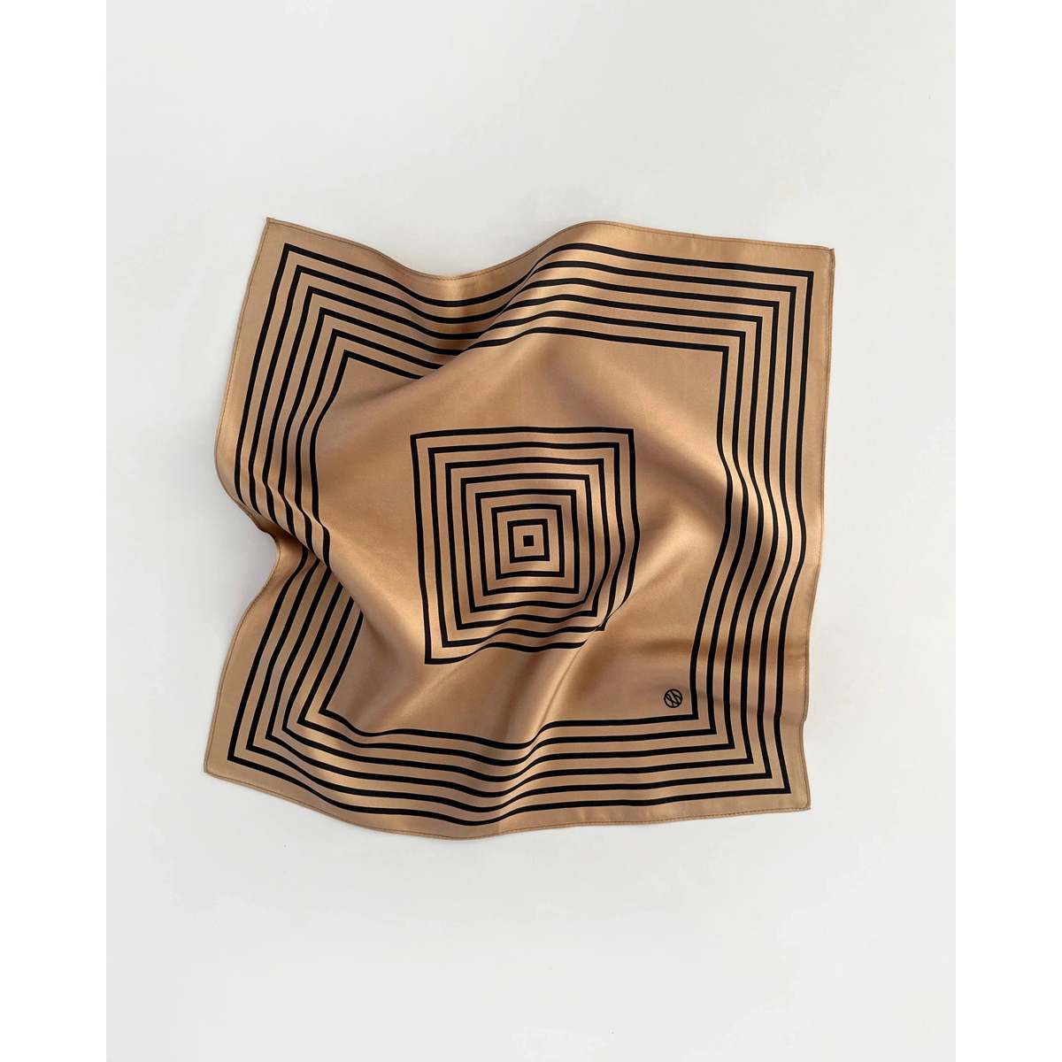 lescarf No. 15 Scarf - Cappuccino & Black - Image 1 of 2