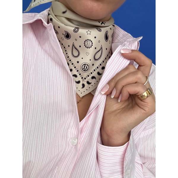 lescarf Paisley Scarf 2 Scarf - Sand