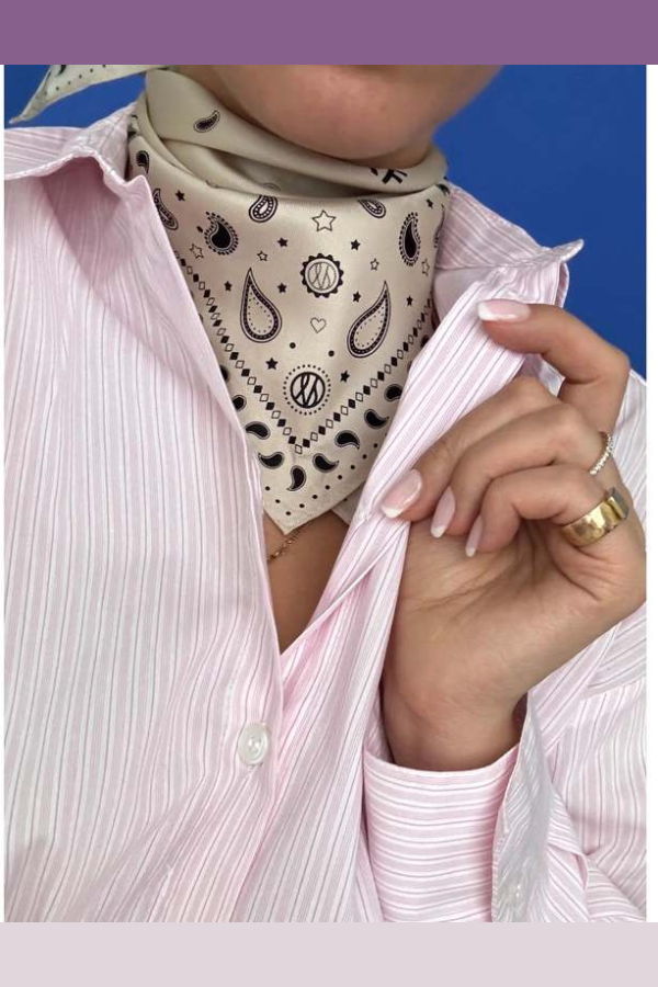 lescarf Paisley Scarf 2 Scarf - Sand