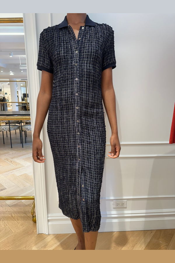 Veronica Beard Barrett Dress - Navy
