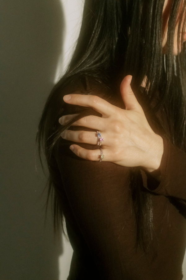 Mondo Mondo Princess Pave Ring