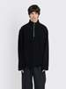 Rier Fleece Polo Outerwear - Black - Thumbnail 1
