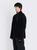 Rier Fleece Polo Outerwear - Black - Thumbnail 2