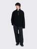 Rier Fleece Polo Outerwear - Black - Thumbnail 4