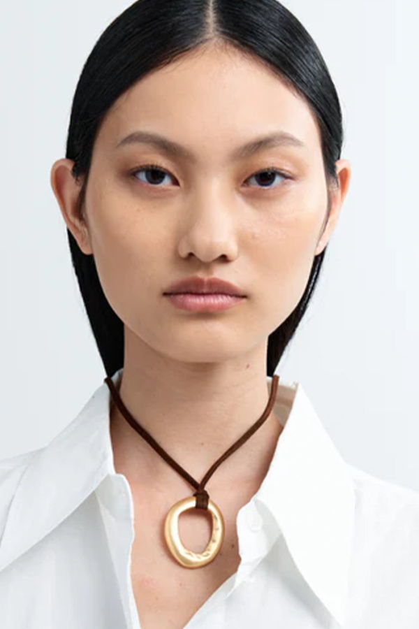 Heaven Mayhem Mini Necklace - Gold/Brown