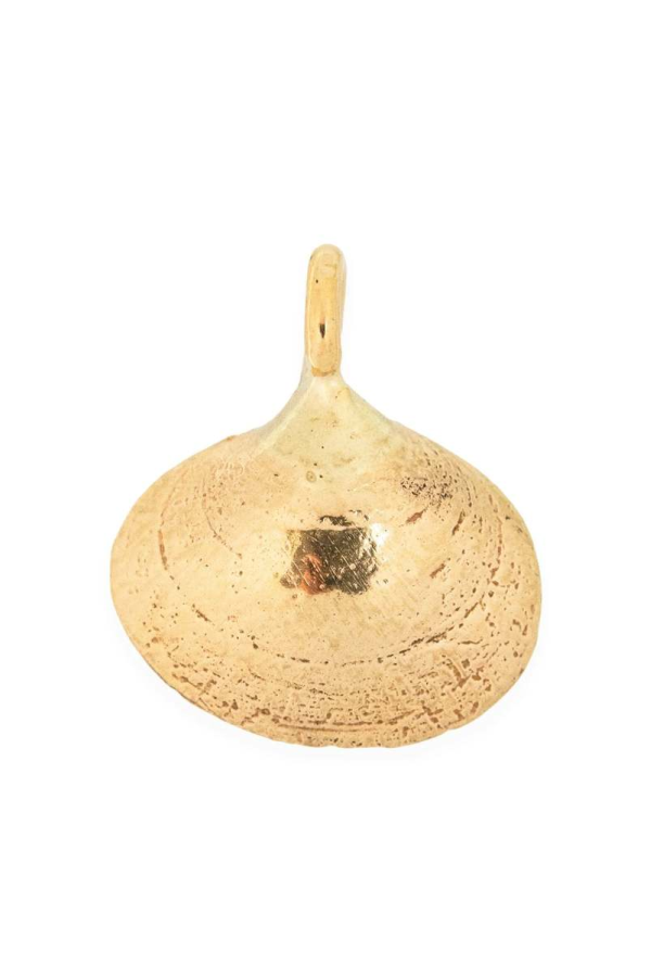 Rokosz Jewelry Clam Shell Charm - Yellow Gold