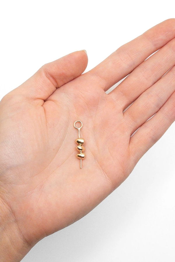 Rokosz Jewelry Cocktail Olives Charm - Yellow Gold