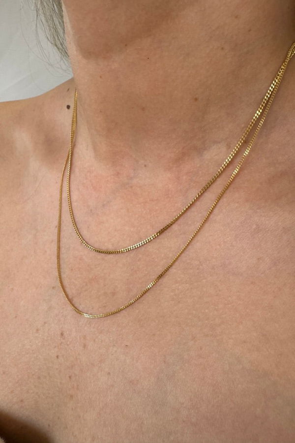 Rokosz Jewelry Petite Everyday Chain Necklace - Yellow Gold