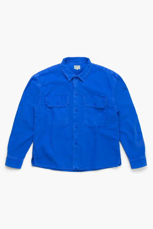 Hey Gang The Work Shirt Top - Periwinkle Blue