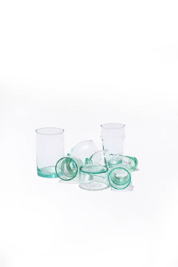 Alcantara-Frederic Beldi Set of 4 Recycled Glass 
