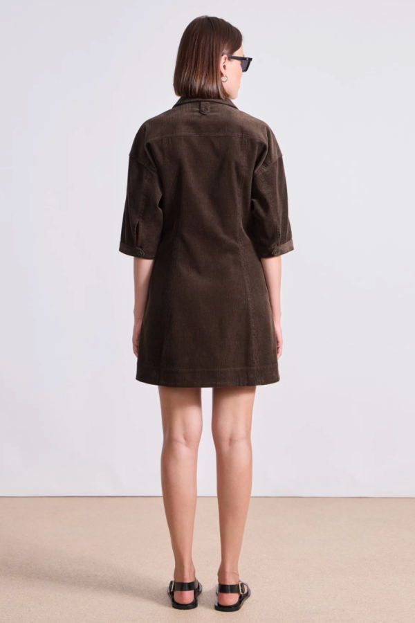 Apiece Apart Luz Mini Dress - Carob