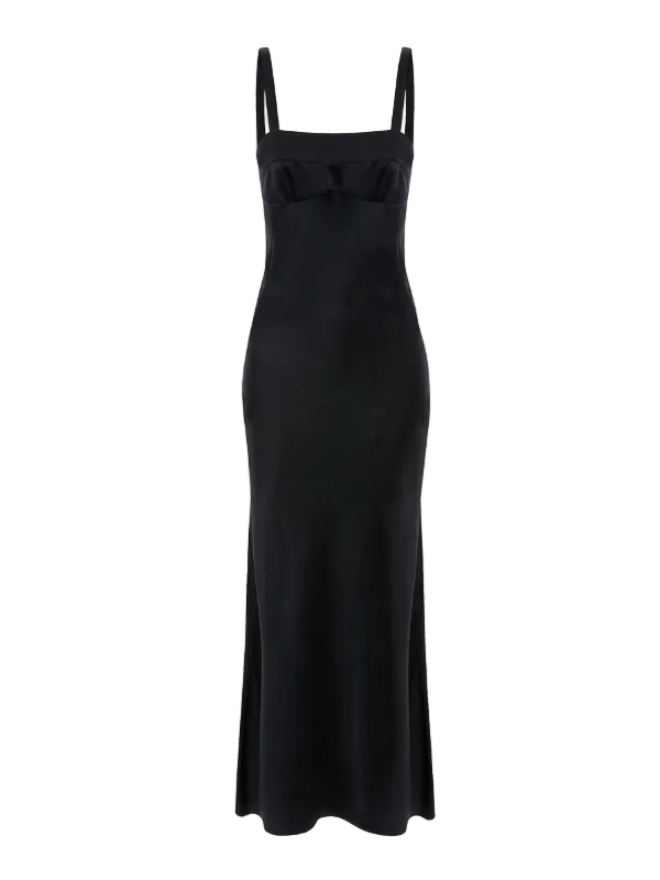 Victoria Beckham Panelled Cami Dress - Navy