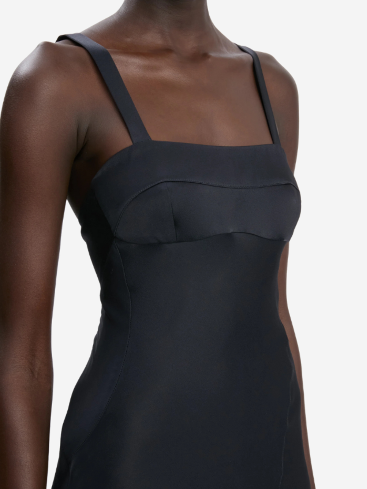 Victoria Beckham Panelled Cami Dress - Navy - Image 5 of 5