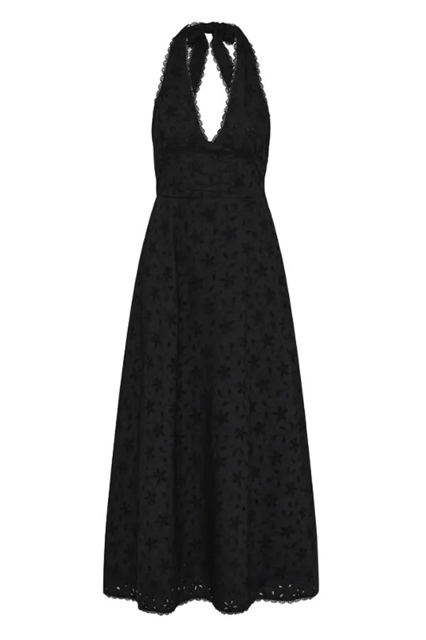 Posse Salma Halter Dress - Black