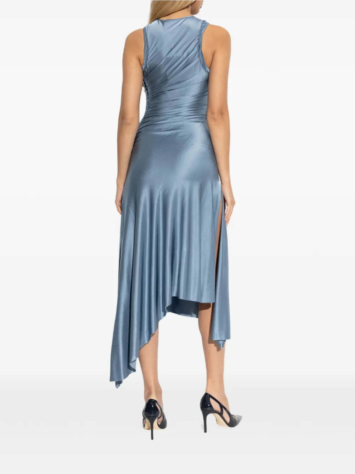 Victoria Beckham Twist Dress - Stone - Image 4 of 5