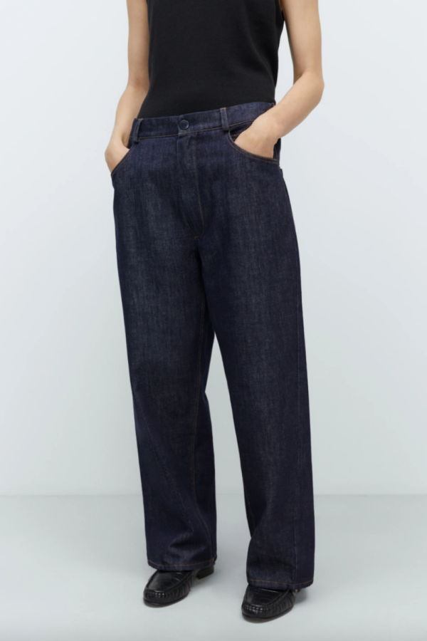 Cordera Denim Straight Pants - Indigo