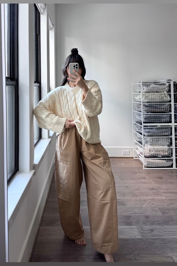 Le Bon Shoppe Parachute Pants - Khaki