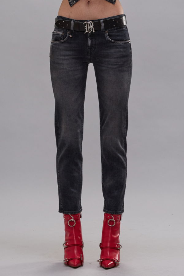 R13 Boy Straight Jeans - Black