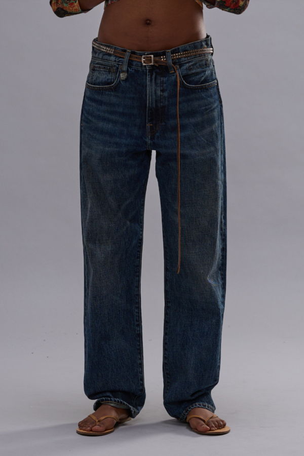 R13 Boyfriend Jean Rigid Jeans - Renegade Blue