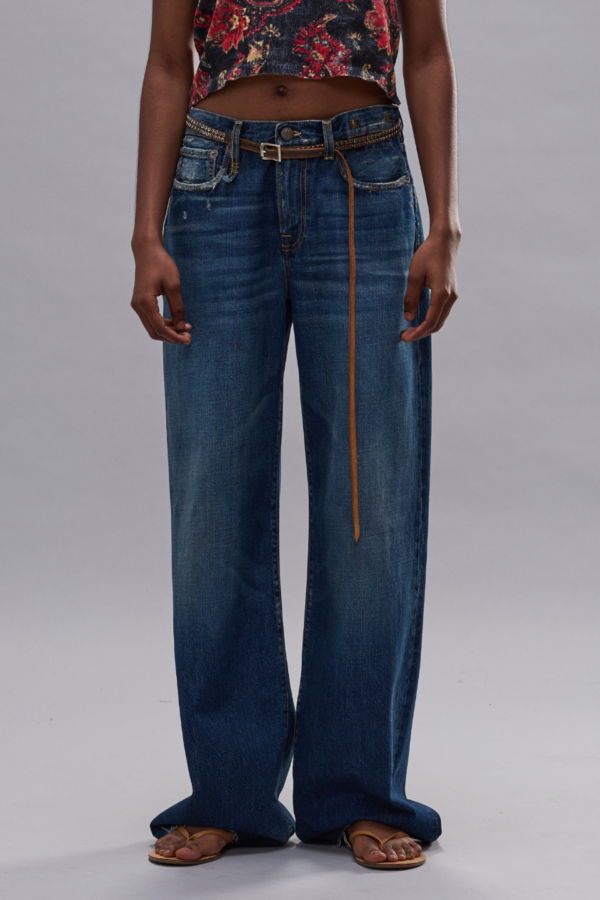 R13 D'arcy Loose Jean - Oasis Blue