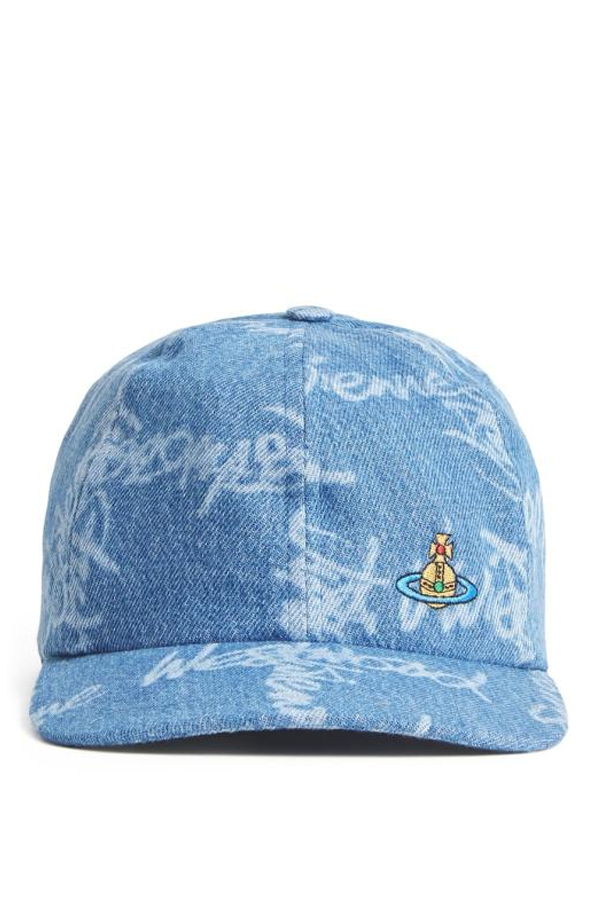 Vivienne Westwood Grid Blue Baseball Cap - Grid Blue