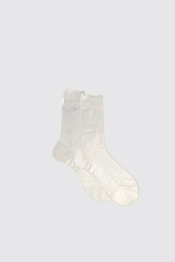 Maria La Rosa Ribbed Laminated Socks