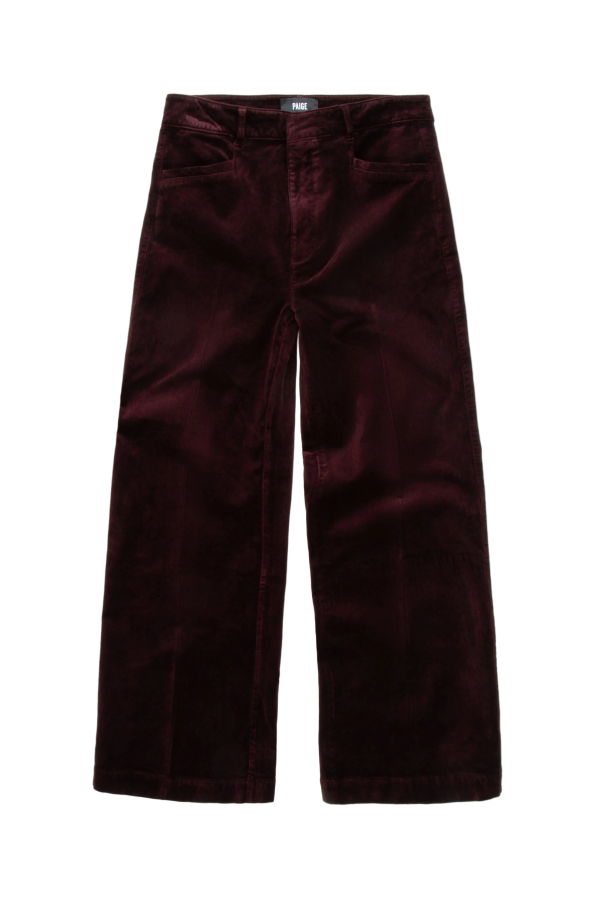 Paige Anessa Trouser - Aubergine