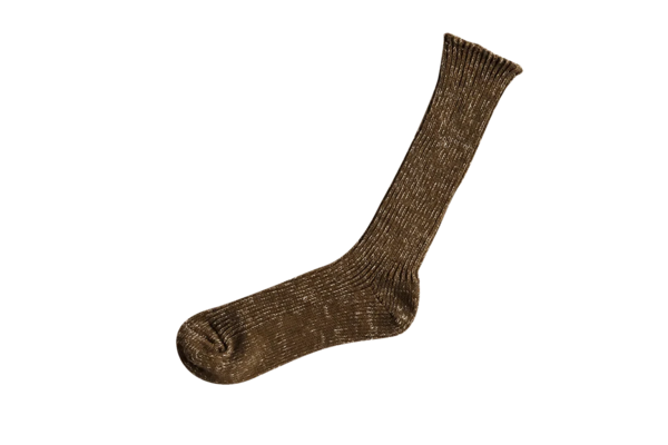 Nishiguchi Kutsushita Hemp Cotton Ribbed Socks