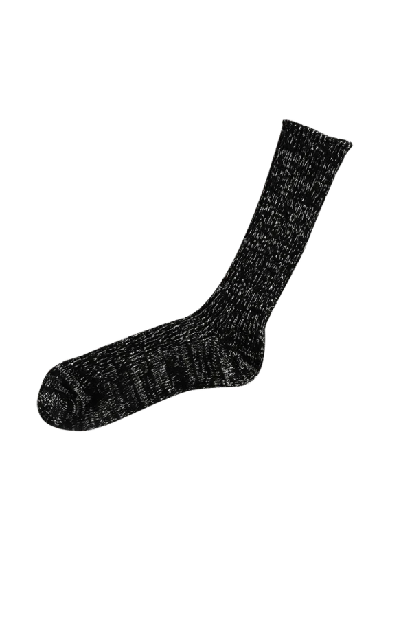 Nishiguchi Kutsushita Hemp Cotton Ribbed Socks