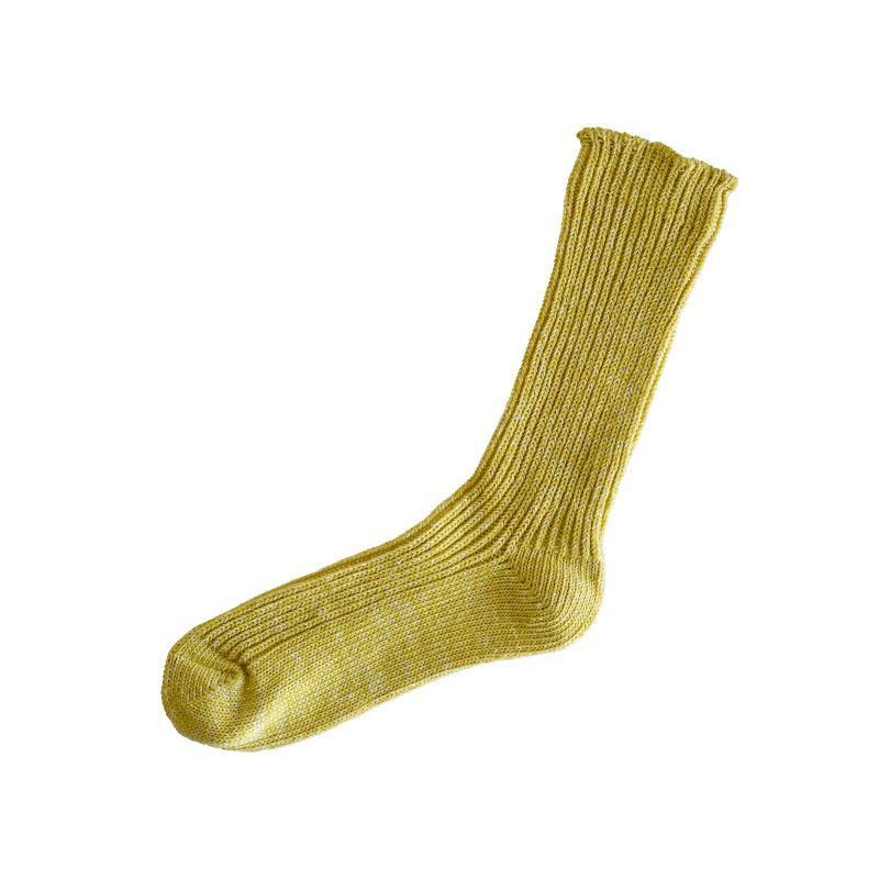 Nishiguchi Kutsushita Hemp Cotton Ribbed Socks