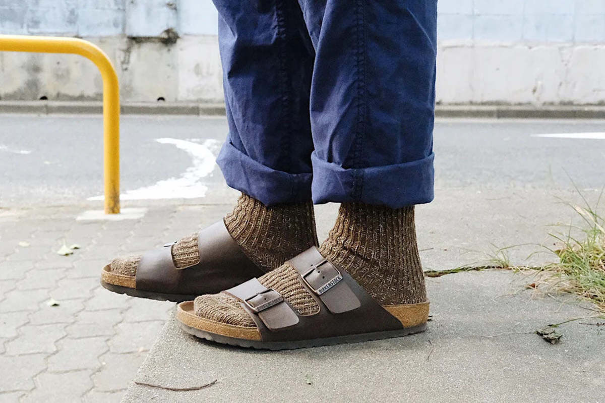 Nishiguchi Kutsushita Hemp Cotton Ribbed Socks - Image 8 of 8