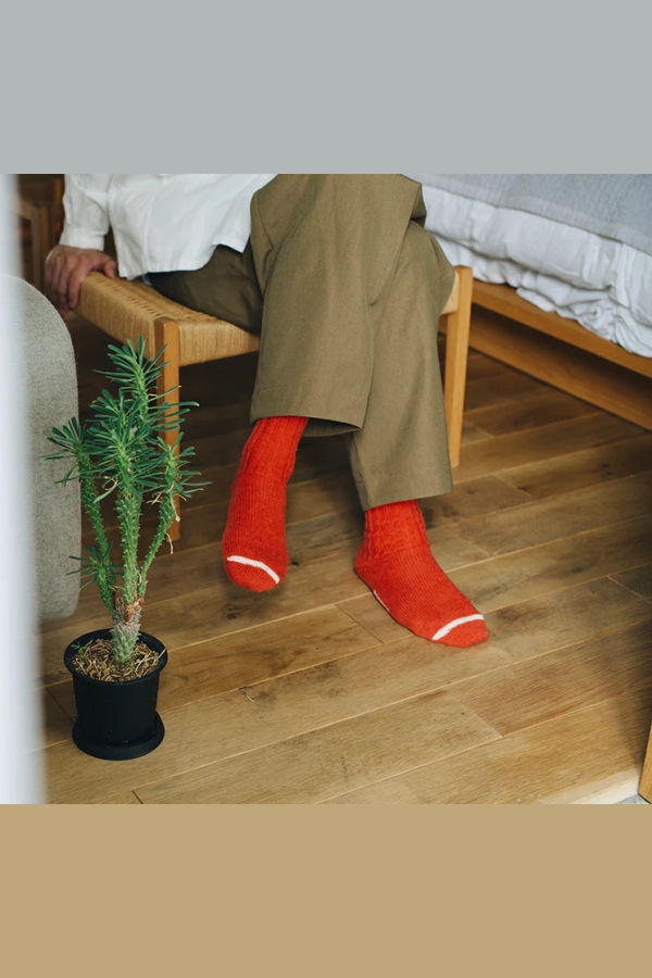 Nishiguchi Kutsushita Wool Ribbed Socks