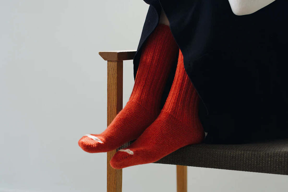 Nishiguchi Kutsushita Wool Ribbed Socks - Image 4 of 6