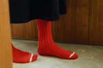 Nishiguchi Kutsushita Wool Ribbed Socks - Thumbnail 5