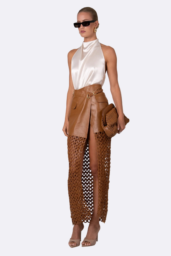 Nonchalant Label Kallan Skirt - Honey