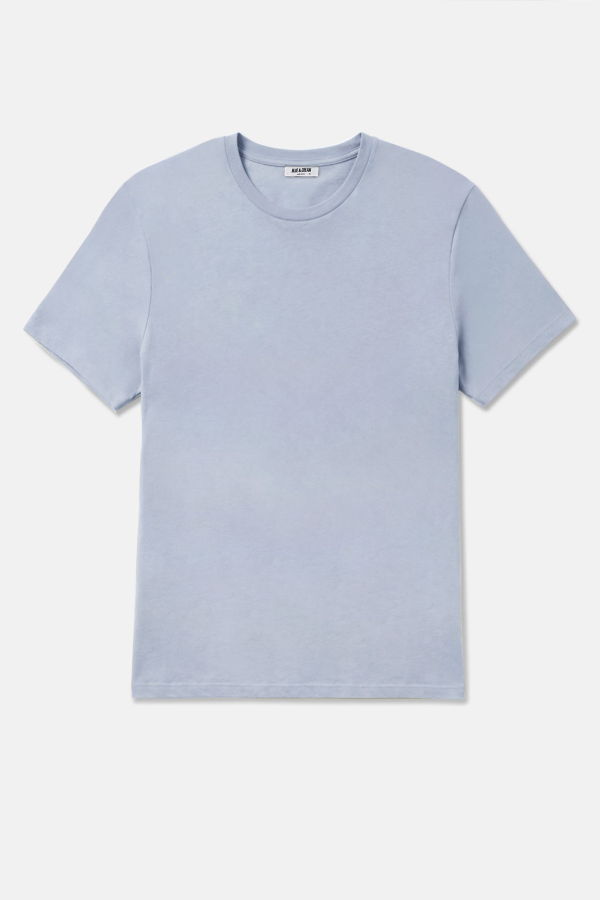 Blue&Cream Luxe Jersey Tee - Pastel Blue