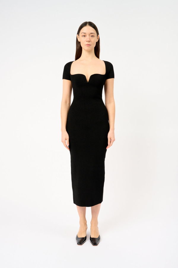 Galvan Gaia Short Sleeve Dress