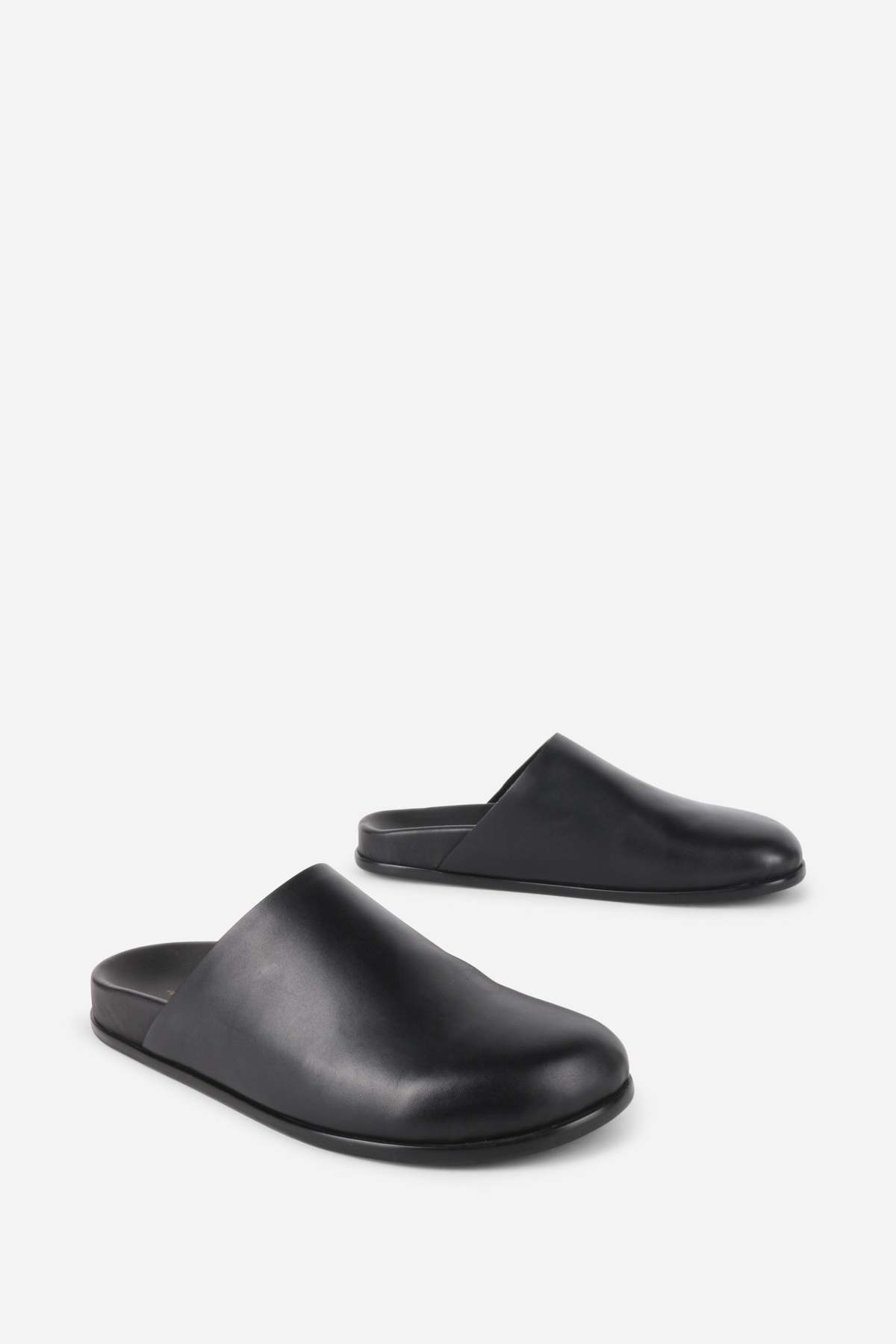 "INTENTIONALLY __________." AGATHA SLIP ON NATURAL SOLE MULE - Image 1 of 20