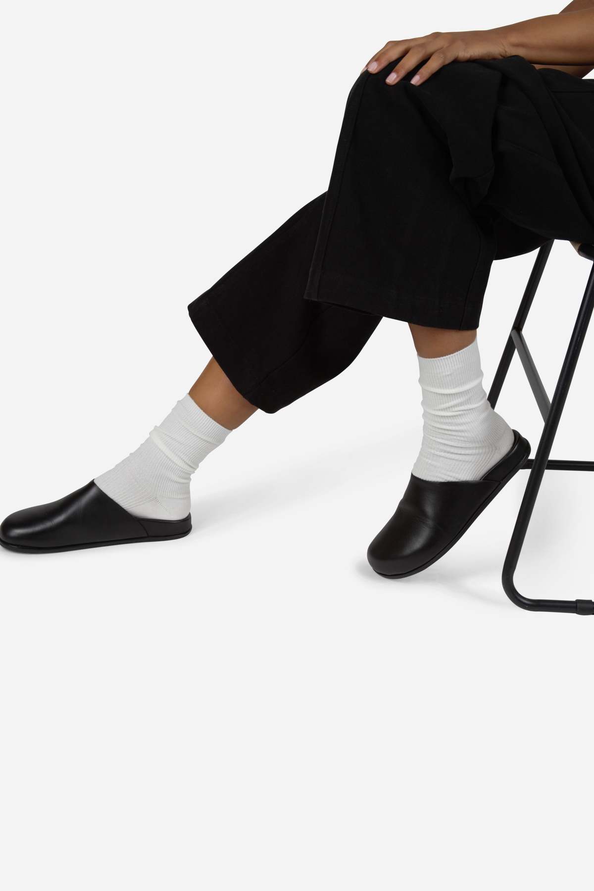 "INTENTIONALLY __________." AGATHA SLIP ON NATURAL SOLE MULE - Image 4 of 20