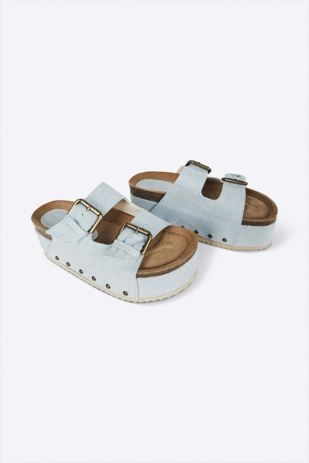 INTENTIONALLY __________. COOPER-2 Suede Platform Sandal - Image 2 of 42