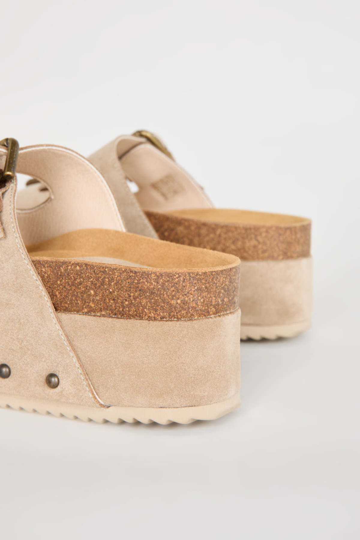 INTENTIONALLY __________. COOPER-2 Suede Platform Sandal - Image 12 of 42