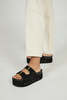 INTENTIONALLY __________. COOPER-2 Suede Platform Sandal - Thumbnail 15