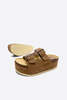 INTENTIONALLY __________. COOPER-2 Suede Platform Sandal - Thumbnail 27