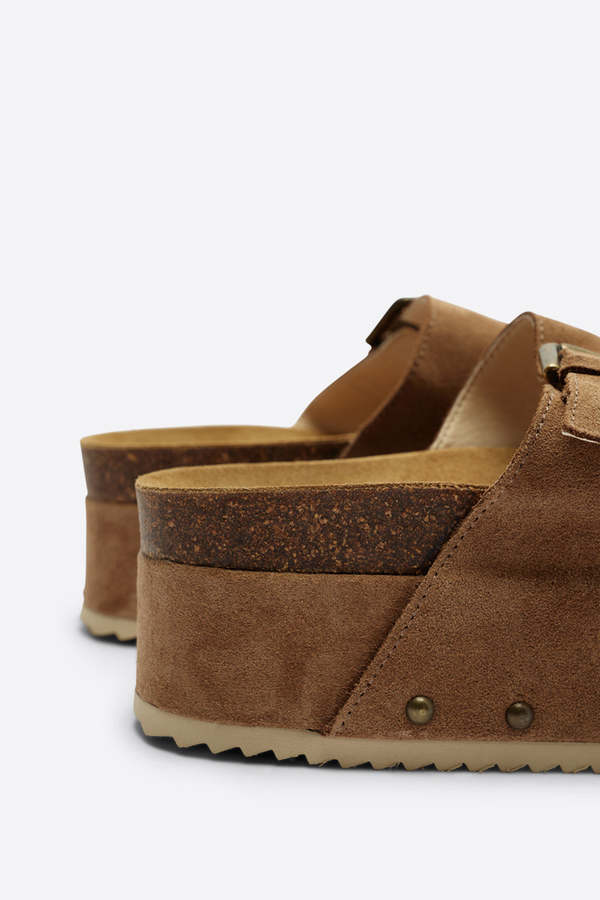 INTENTIONALLY __________. COOPER-2 Suede Platform Sandal